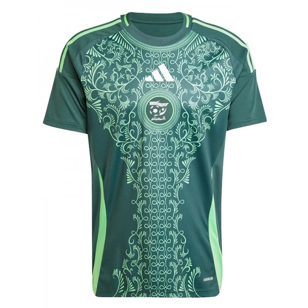 Algeria maillot de football extérieur uniforme de football kit de football pour hommes deuxième maillot de sport chemise verte 2024-2025